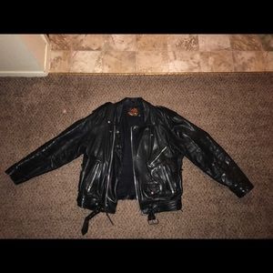 Black leather limited edition jacket